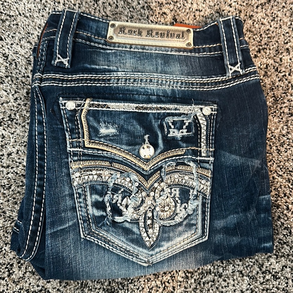 Rock Revival Skinny Jeans size 34
